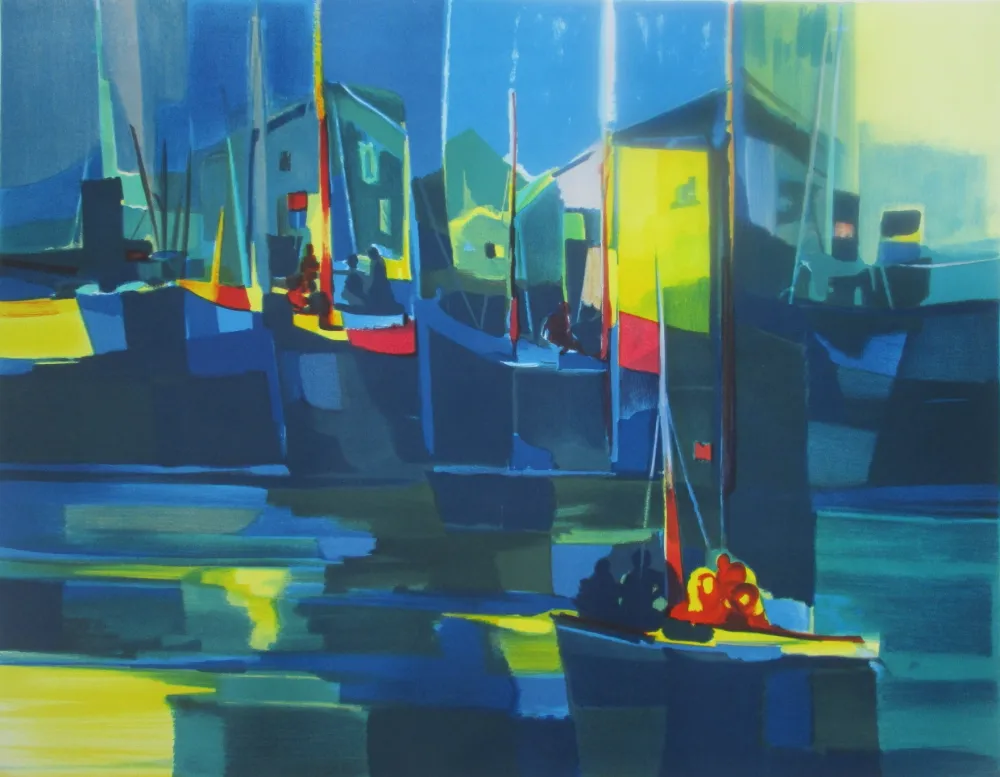 Litografia Mouly - Composition