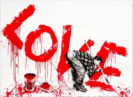 Serigrafia Mr Brainwash - All You Need Is, 2018  