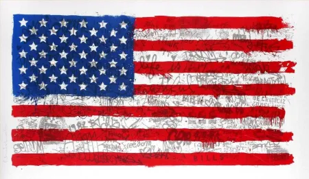Multiplo Mr Brainwash - American flag
