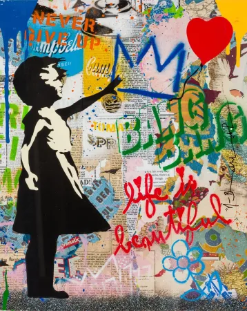 Non Tecnico Mr Brainwash - Balloon Girl