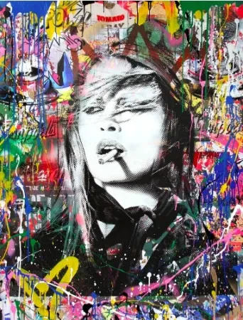 Serigrafia Mr Brainwash - Brigitte Bardot, 2018 
