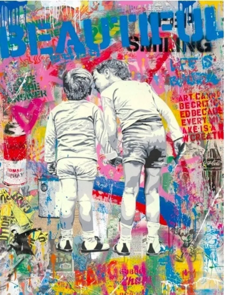 Serigrafia Mr Brainwash - Brother's Advice, 2020