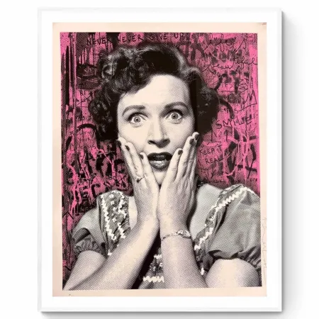 Litografia Mr Brainwash - Golden girl