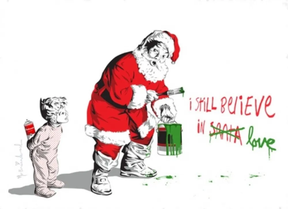 Serigrafia Mr. Brainwash - I Still Believe in Love