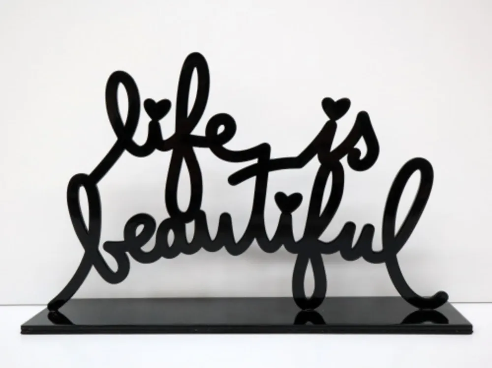 Multiplo Mr. Brainwash - Life is Beautiful (Black)