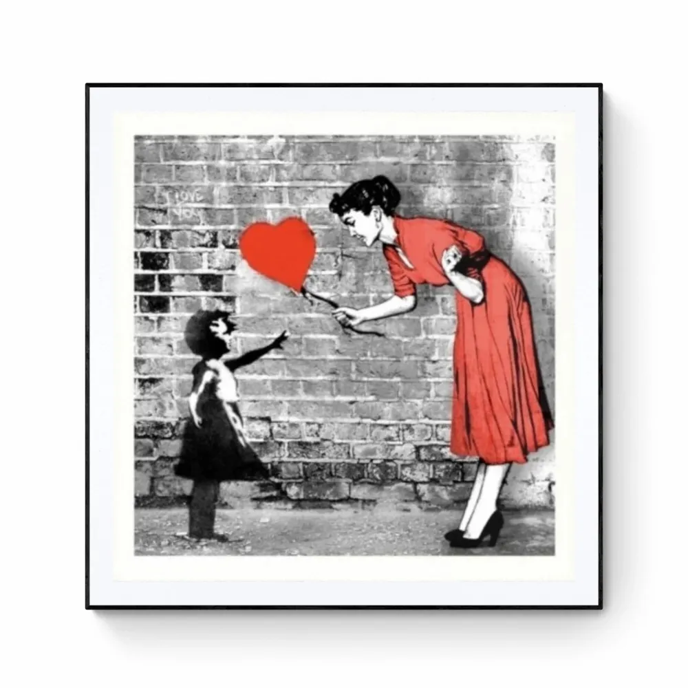 Litografia Mr Brainwash - Love-catcher (Rouge)