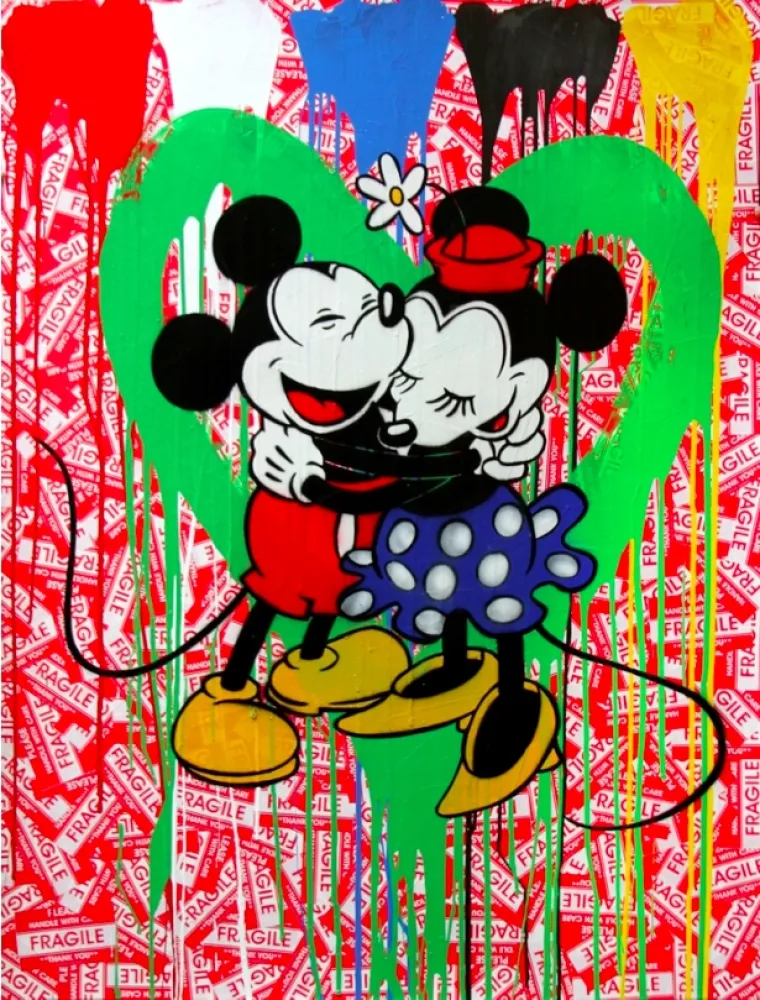 Multiplo Mr. Brainwash - Mickey & Minnie