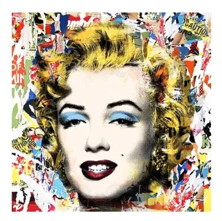Serigrafia Mr Brainwash - Monroe POPfolio - Collage