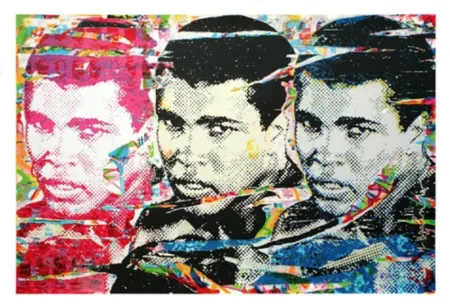 Serigrafia Mr Brainwash - Muhammad Ali – The Champ