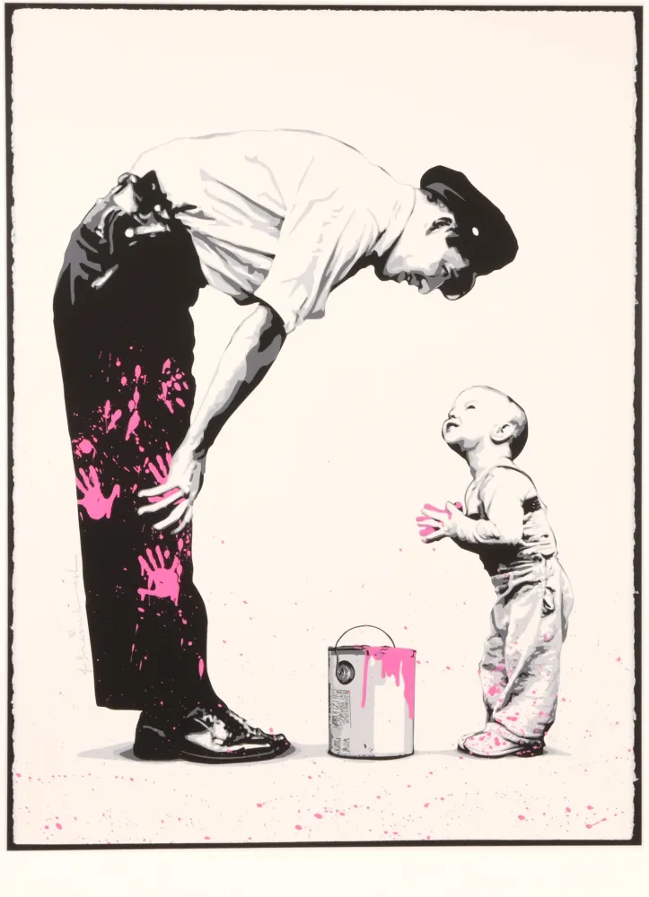 Serigrafia Mr Brainwash - Not Guilty (Pink)