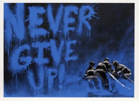 Multiplo Mr. Brainwash - Superheroes (BLUE)