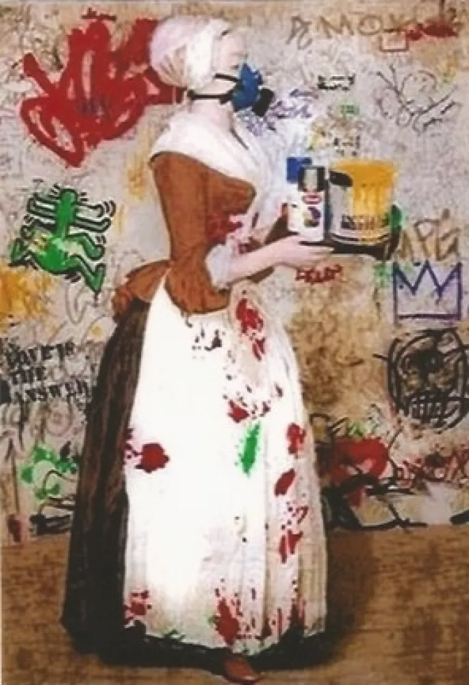 Serigrafia Mr. Brainwash - The Chocolate Vandal