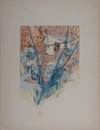 Litografia Mucha - Rama, Poème dramatique en trois Actes