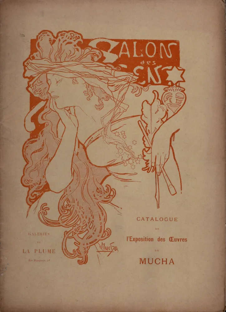 Libro Illustrato Mucha - Salon des Cent, Exposition de l'œuvre de A. Mucha, 1897