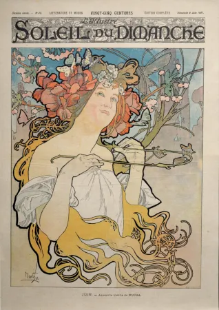 Litografia Mucha - Soleil du dimanche, 1897