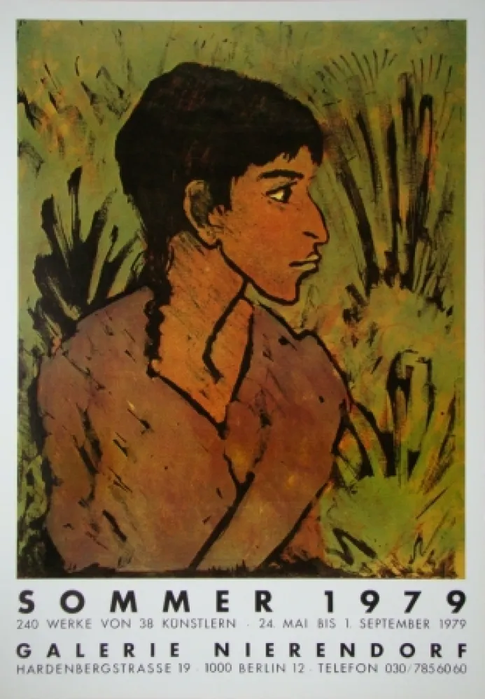 Manifesti Mueller - Portrait einer Zigeunerin