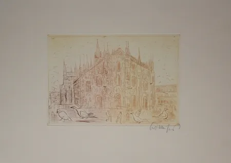 Incisione Mühlenhaupt - Mailand (Milan)
