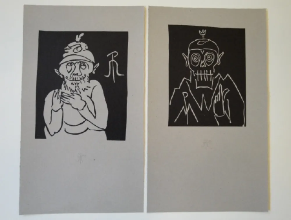 Litografia Müller - 13 x Moa