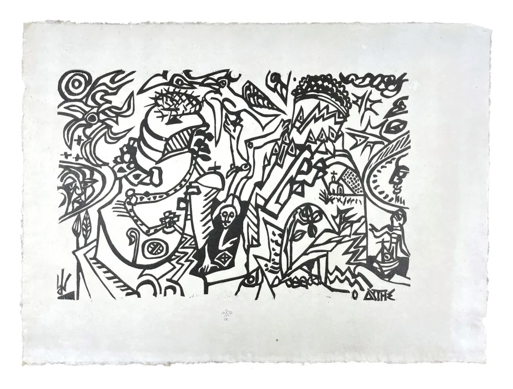 Incisione Su Legno Müller - AYTHE