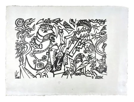 Incisione Su Legno Müller - AYTHE