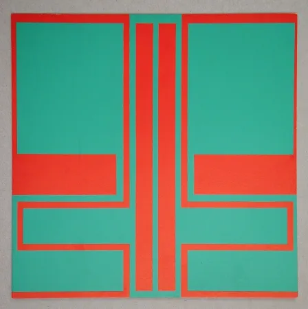 Serigrafia Müller-Brittnau - Composition, 1966