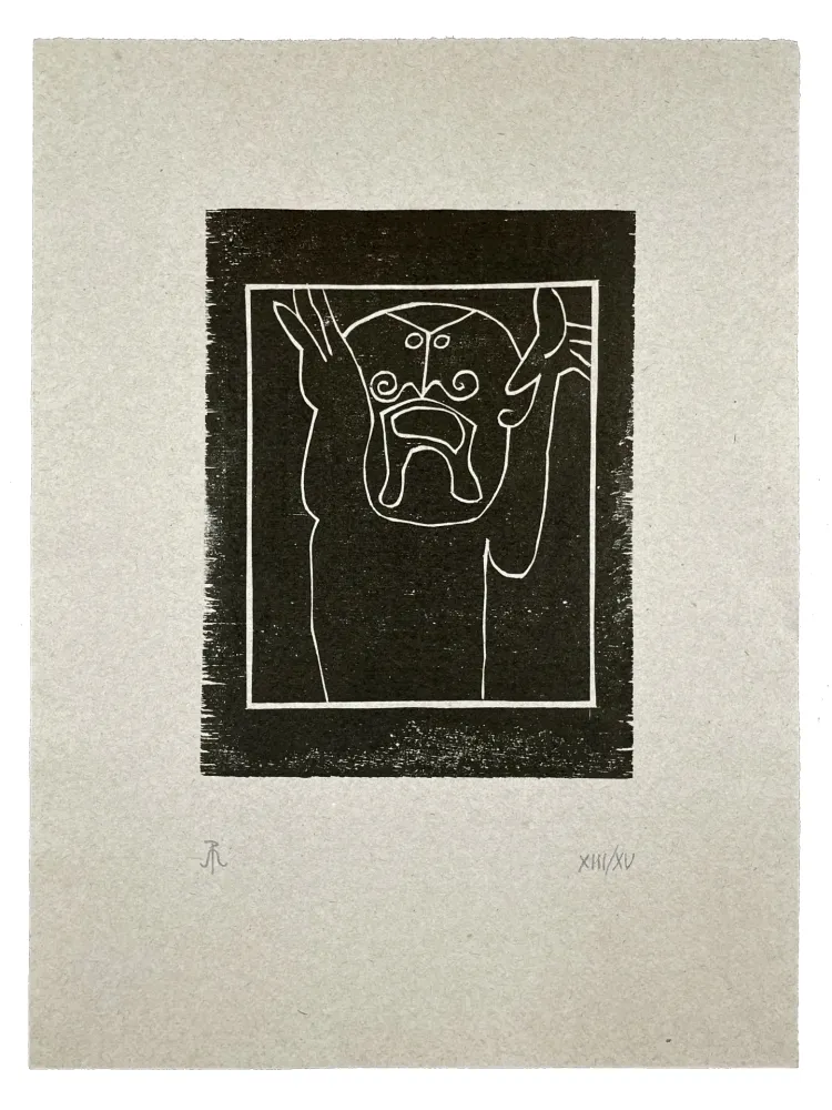 Incisione Su Legno Müller - CRIEUR