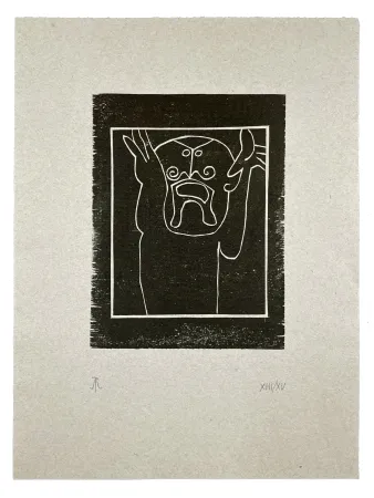 Incisione Su Legno Müller - CRIEUR