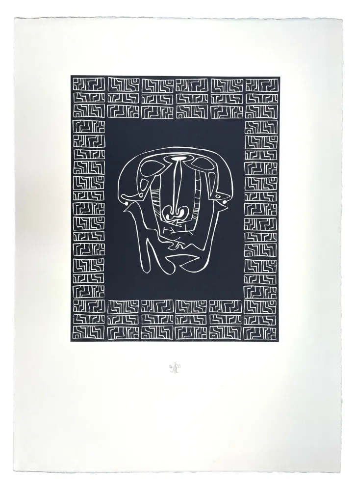 Incisione Su Legno Müller - KEFALI (b)