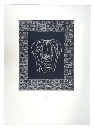 Incisione Su Legno Müller - KEFALI (b)