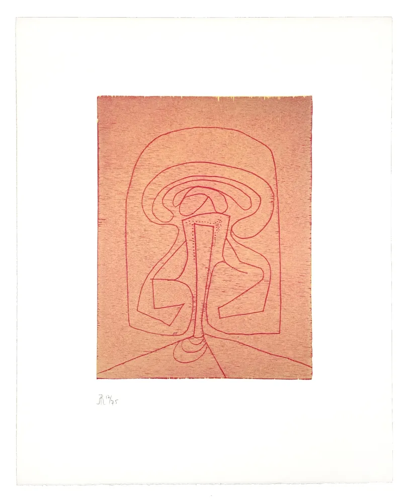 Incisione Su Legno Müller - LIGNES MALIGNES - ÉCUSSON