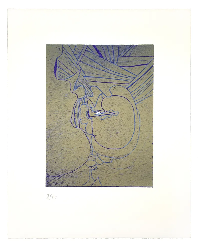 Incisione Su Legno Müller - LIGNES MALIGNES - GERBE