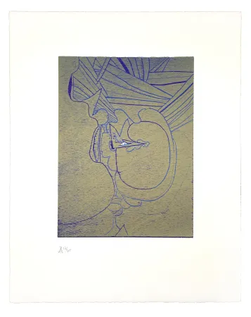 Incisione Su Legno Müller - LIGNES MALIGNES - GERBE