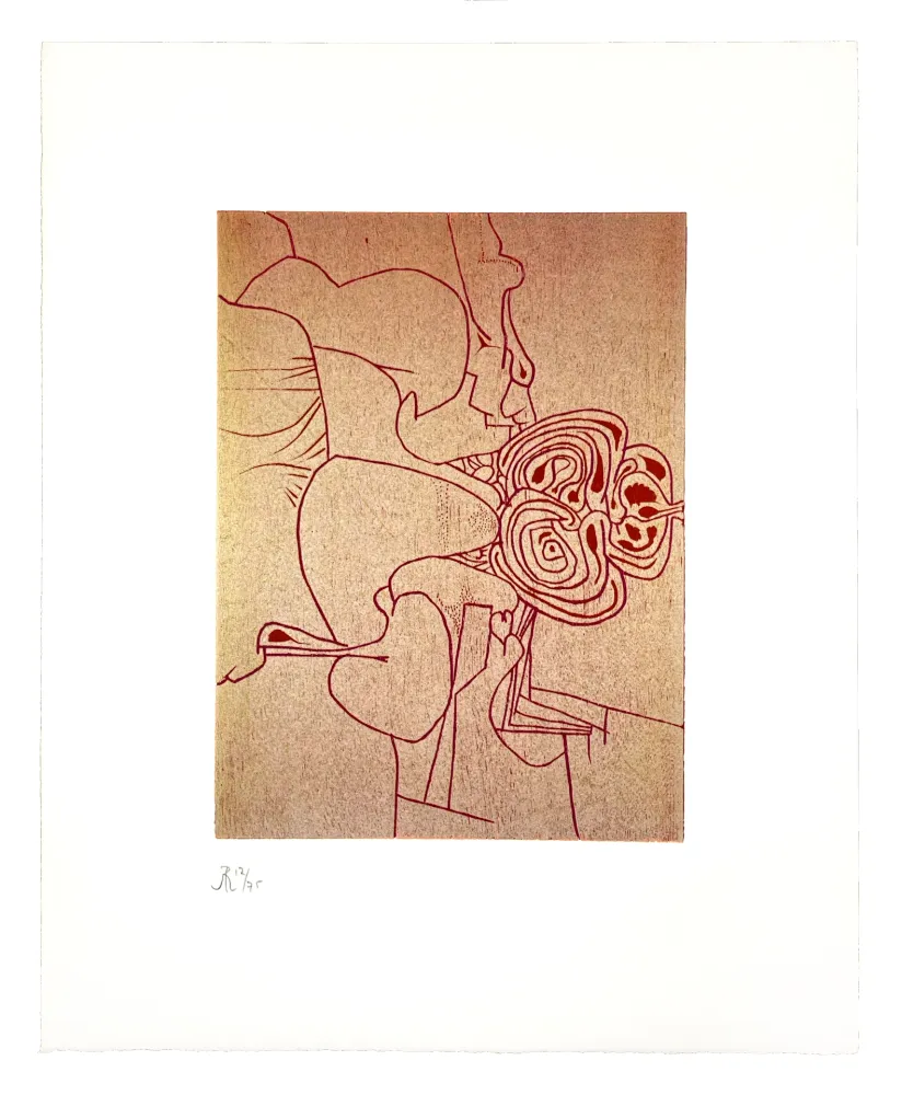 Incisione Su Legno Müller - LIGNES MALIGNES - TOMATE