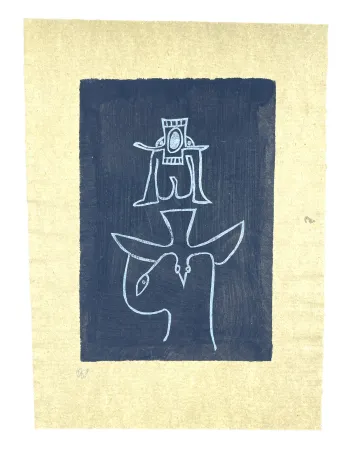 Incisione Su Legno Müller - OISELEUR I