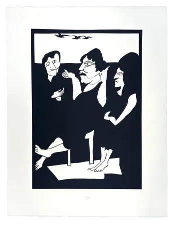 Incisione Su Legno Müller - TROIS GRÂCES