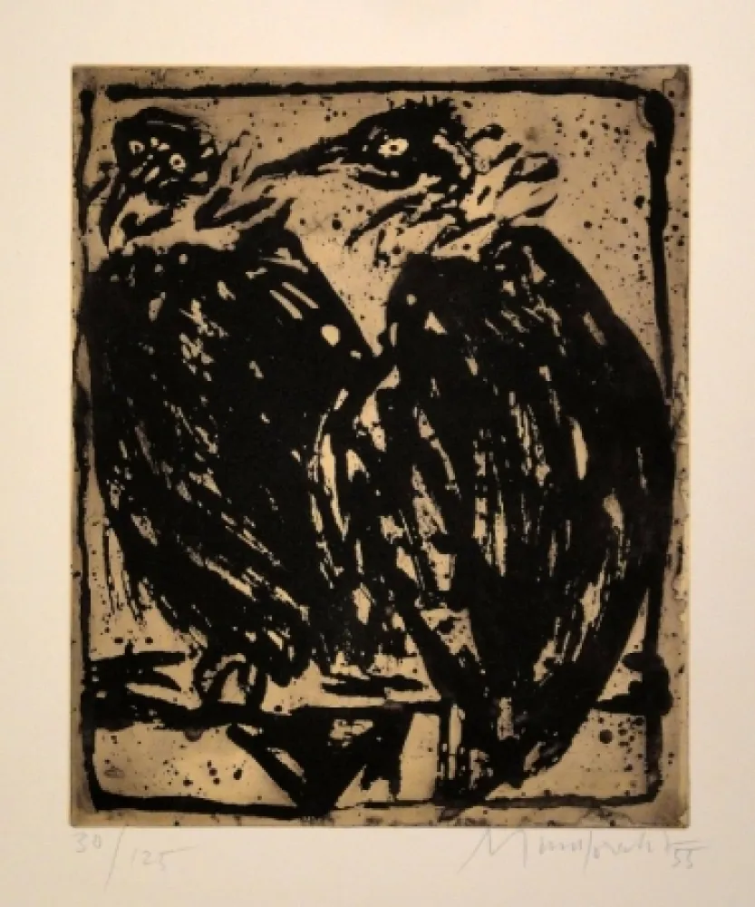 Acquaforte Mumprecht - Vautours