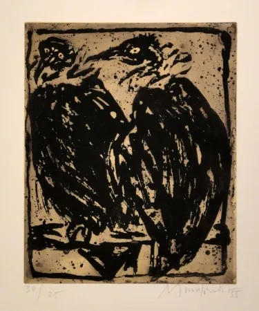 Acquaforte Mumprecht - Vautours