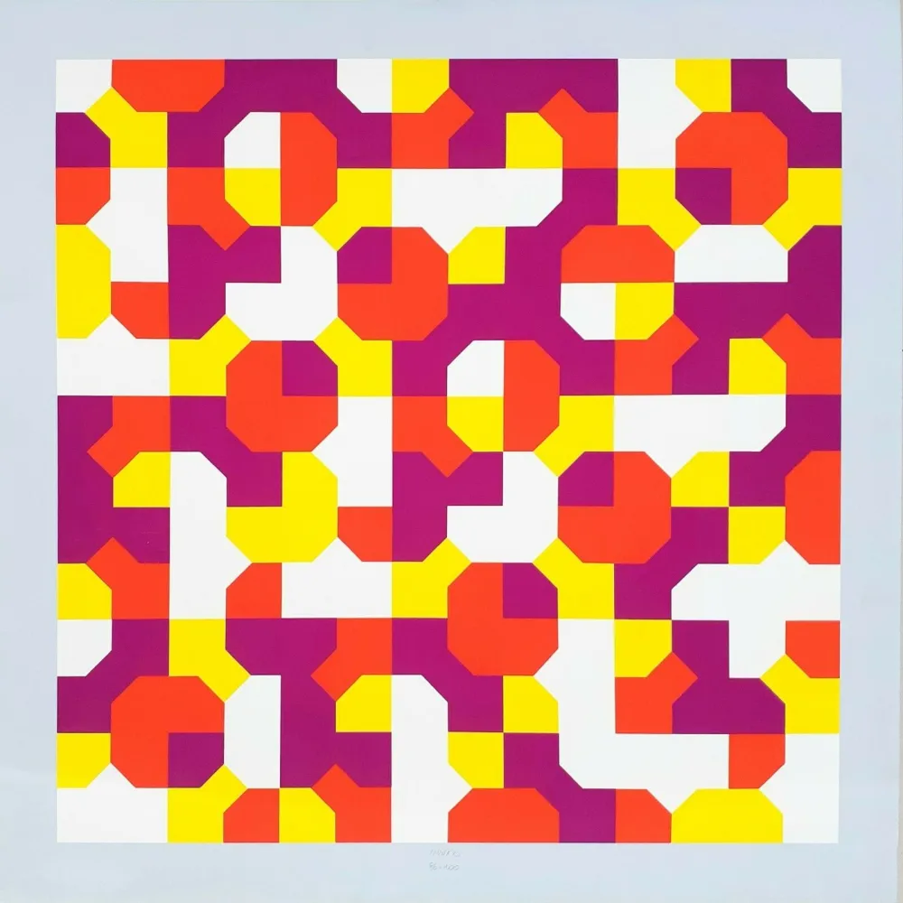 Serigrafia Munari - Curve di Peano