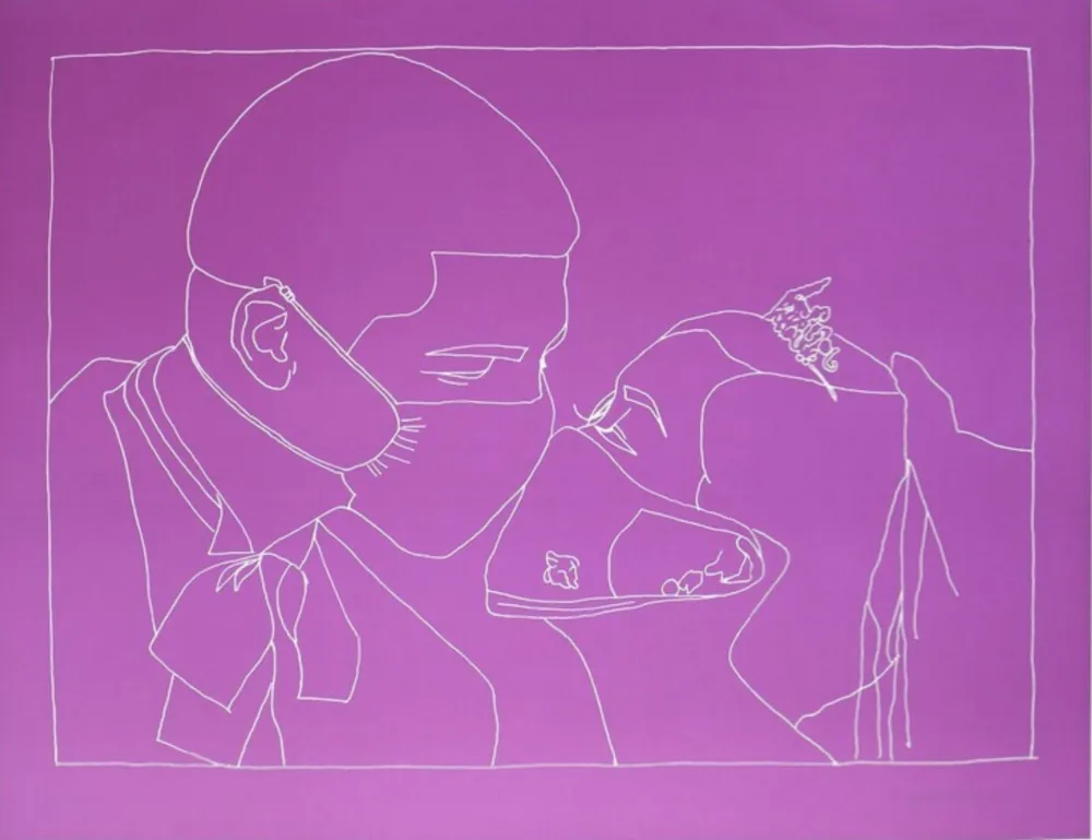 Litografia Muntadas - Duo