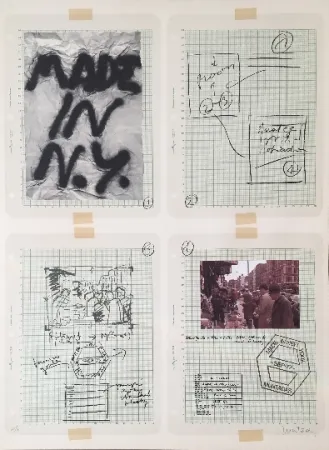 Litografia Muntadas - Made in N.Y.