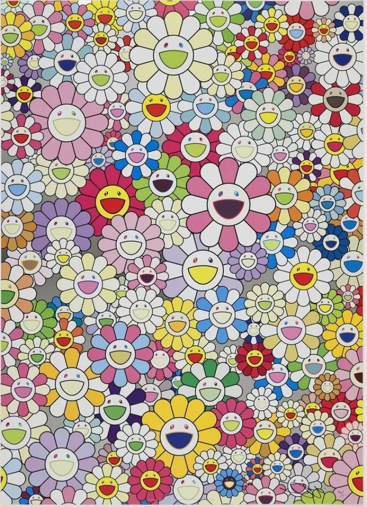 Offset Murakami - An homage to Yves Klein