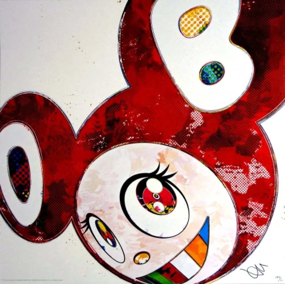 Litografia Murakami - And Then x6 (Vermilion: The superflat method)