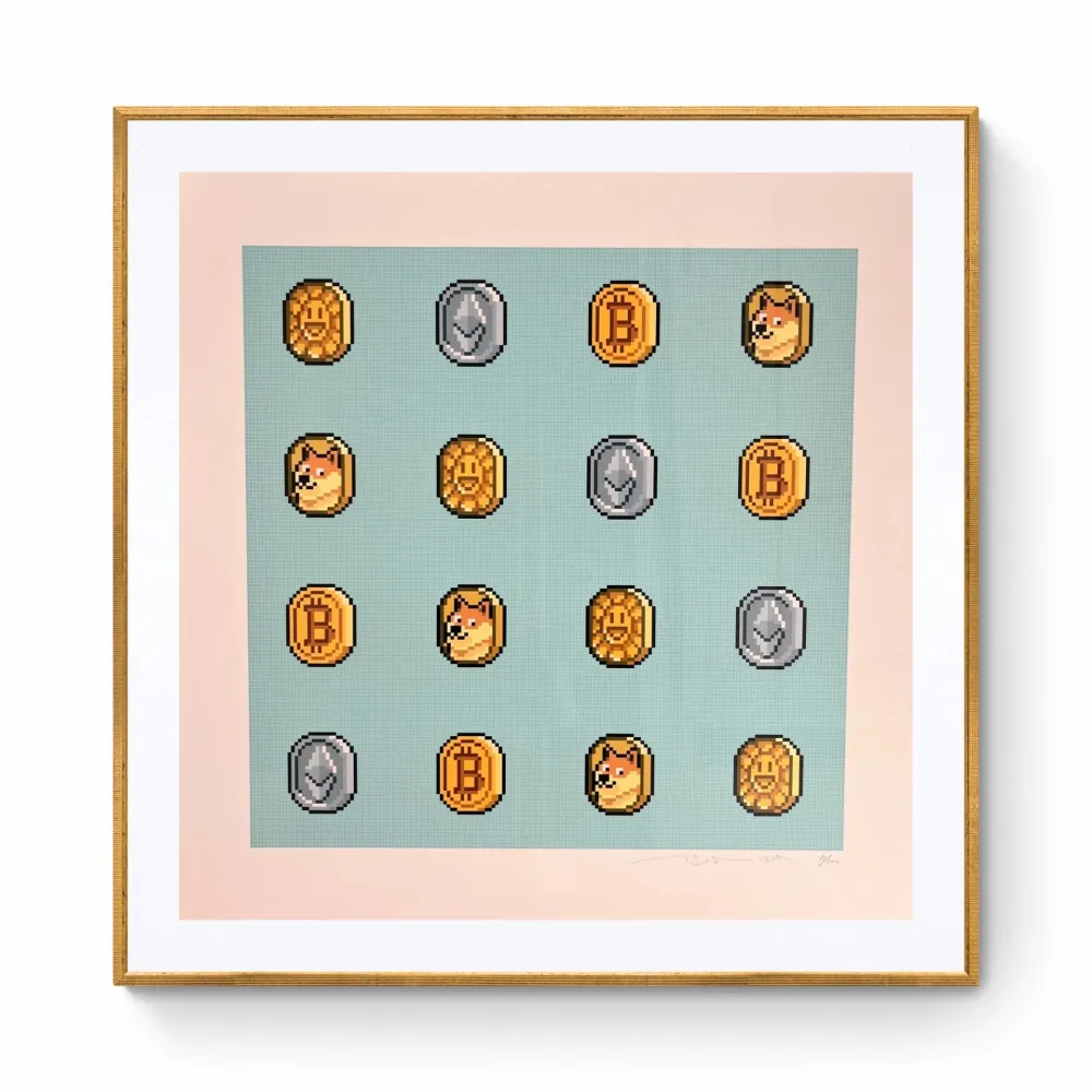 Serigrafia Murakami - COIN and other Cryptocoins