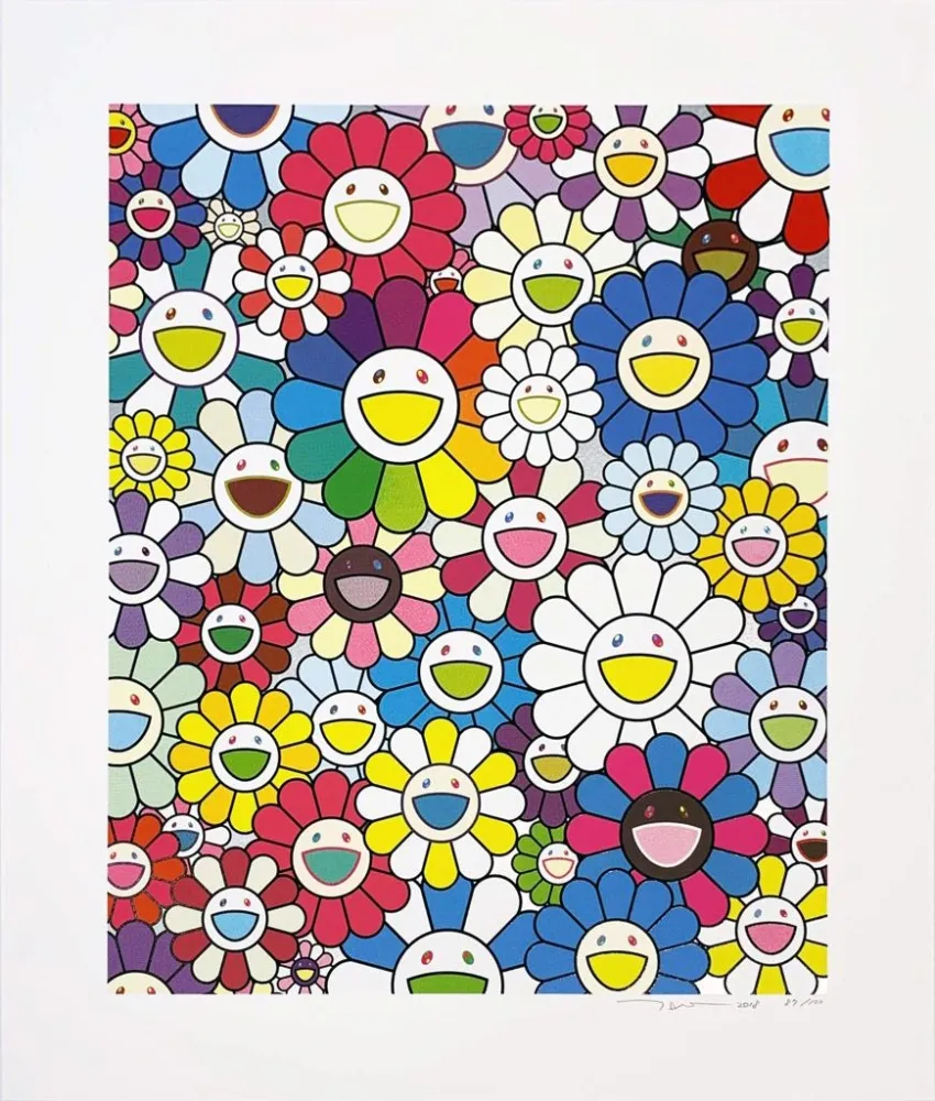Serigrafia Murakami - Flowers on the Island Closest to Heaven