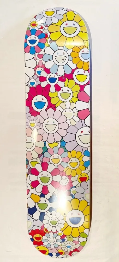 Serigrafia Murakami - Flowers Skate Deck