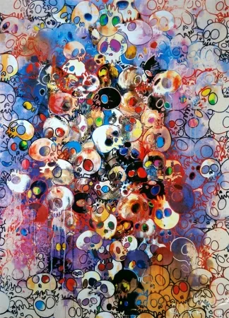 Litografia Murakami - I have left my love far behind... Their smell, every Memento