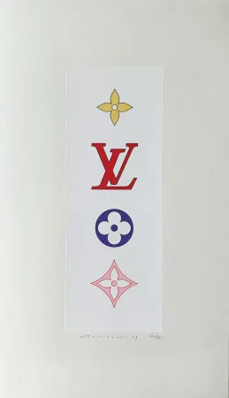 Serigrafia Murakami - Superflat Colorful Monogram