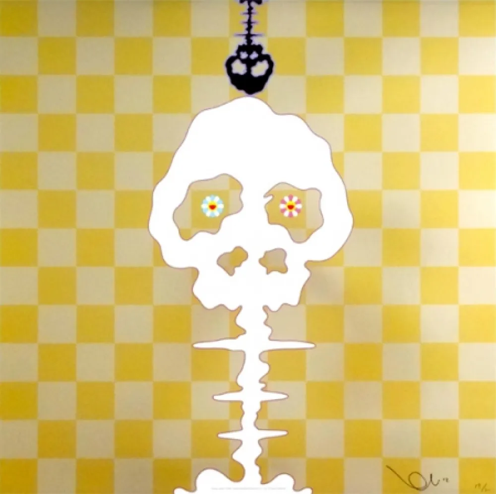 Litografia Murakami - Time Bokan - Gold