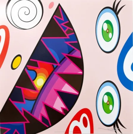 Litografia Murakami - Untitled II from We Are the Square Jocular Clan,