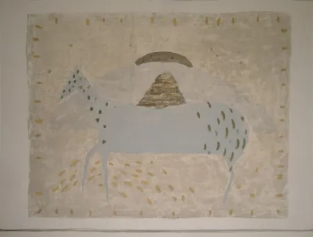 Litografia Music - Cavallino Azzurro